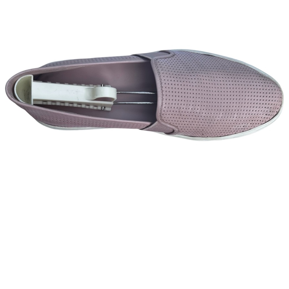 Vince Perforated Leather Slip On Sneakers Shoes Blair 5 Rose Pink US 8 Comfy - Picture 14 of 16